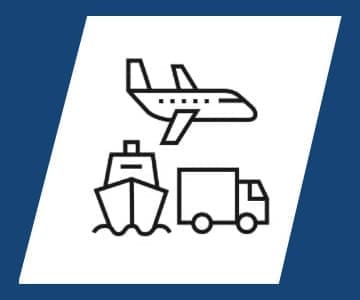 Air/Land/Sea transportation icon